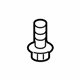 Toyota 90105-A0265 Suspension Crossmember Bolt, Lower