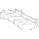 Toyota 71503-30320 Seat Cushion Pad, Rear