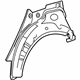 Toyota 61631-12501 Outer Wheelhouse, Passenger Side