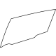 Toyota 68103-0A050 Moveable Glass, Passenger Side