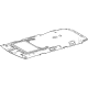Toyota 63310-35610-C3 Headlining Assembly, Roof Toyota 63310-35610-C3 Headlining Assembly, Roof