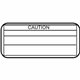 Toyota 11293-21050 Caution Label