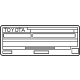 Toyota 11298-F0360 Label, Emission Control Information