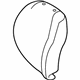 Toyota 71551-42060 Seat Back Pad, Front