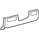 Toyota 55046-0C071-B0 Lower Trim Panel, Gray, Driver Side Toyota 55046-0C071-B0 Lower Trim Panel, Gray, Driver Side