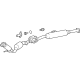 Toyota 17410-F0510 Pipe Assembly, Exhaust, Front
