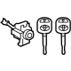Toyota 69052-0C030 Lock Cylinder, Driver Side