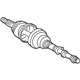Toyota 43460-19766 Outer CV Joint, Passenger Side