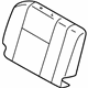 Toyota 79033-60440-A1 Seat Back Cover, Passenger Side