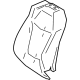 Toyota 71552-0A070 Seat Back Pad, Driver Side Toyota 71552-0A070 Seat Back Pad, Driver Side