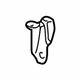 Toyota 51968-20140 Tow Hook, Rear Driver Side
