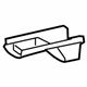 Toyota 72147-0C010 Seat Track Rear Bracket, Lower Passenger Side