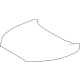 Toyota 53301-0A050 Hood, Front