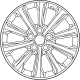 Toyota 42611-0EA11 Wheel, Alloy Toyota 42611-0EA11 Wheel, Alloy