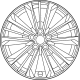 Toyota 4260D-0E041 Wheel, Alloy Toyota 4260D-0E041 Wheel, Alloy