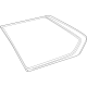 Toyota 62710-0C100 Quarter Glass, Passenger Side Toyota 62710-0C100 Quarter Glass, Passenger Side