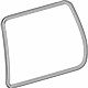 Toyota 67881-35061 Gate Weatherstrip, Rear