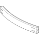 Toyota 52021-08050 Impact Bar, Front