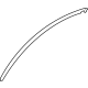 Toyota 75072-48110 Reveal Molding, Outside Driver Side