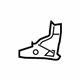 Toyota 71843-48020-C2 Recline Cover, Passenger Side
