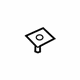 Toyota 64818-47130 Upper Glass Spacer, Rear Outer Passenger Side