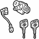 Toyota 69055-52510 Cylinder & Keys, Rear