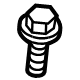 Toyota 90105-A0007 Carrier Bolt