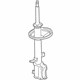 Toyota 48530-19715 Strut, Passenger Side