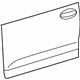 Toyota 67111-52190 Outer Panel, Passenger Side