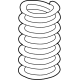 Toyota 48231-30G30 Spring, Rear