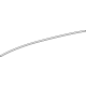 Toyota 75555-12250 Drip Molding, Center Passenger Side