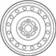 Toyota 42611-52493 Wheel, Steel