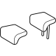 Toyota 71960-AK010-B0 Base Assembly, Headrest Support