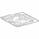 Toyota 58311-35040 Rear Floor Pan