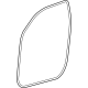 Toyota 62311-AK010 Weatherstrip, Front Door Opening Trim, Passenger Side