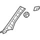 Toyota 62220-AK010-C1 Garnish Assembly, Front Pillar, Driver Side Toyota 62220-AK010-C1 Garnish Assembly, Front Pillar, Driver Side