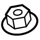 Toyota 90118-WA050 Transmission Mount Nut