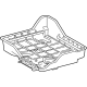 Toyota 74404-42230 Battery Tray Toyota 74404-42230 Battery Tray