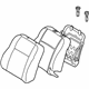 Toyota 71040-02100-E0 Seat Back Assembly, Front