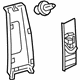 Toyota 62410-33200-B2 Upper Center Pillar Trim, Gray, Passenger Side