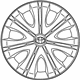Toyota 42602-12790 Wheel Cover