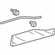 Toyota 75077-0R190-C0 Lower Molding, Black, Outside Passenger Side