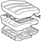 Toyota 71410-AC150-A0 Cushion Assembly, Passenger Side