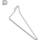 Toyota 76087-08010 Spoiler, Passenger Side