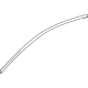 Toyota 75753-02010 Window Molding, Black, Upper Passenger Side
