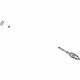 Toyota 43470-29635 Outer Joint, Front Driver Side