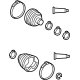 Toyota 04427-AQ200 Boot Kit, Front Drive Shaft Toyota 04427-AQ200 Boot Kit, Front Drive Shaft