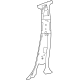 Toyota 61043-0E100 Inner Center Pillar, Driver Side