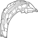 Toyota 65637-47060 Wheelhouse Liner, Passenger Side