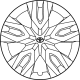 Toyota 42602-0A040 Wheel Cover
